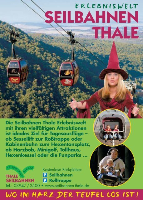 SEILBAHNEN THALE - Der Oberharz