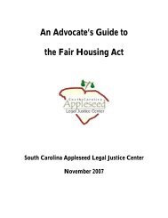 An Advocate's Guide to Fair Housing Act.pdf - City of Spartanburg