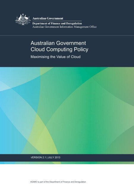 Foragt rolle aktivering Australian Government Cloud Computing Policy Version 2.1_1
