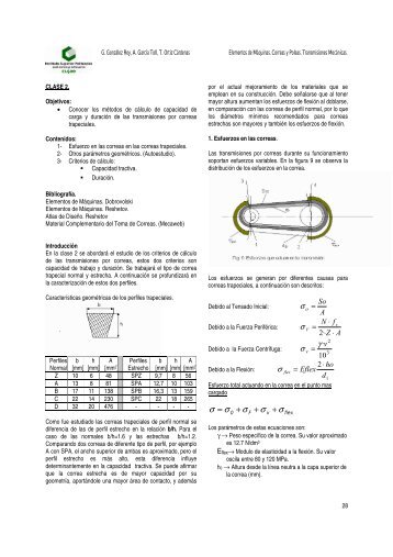 CÃ¡lculos y datos tÃ©cnicos de Correas Parte II - Oscar Vicente ...