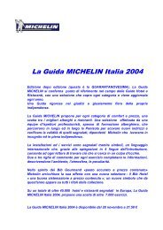 La Guida MICHELIN Italia 2004