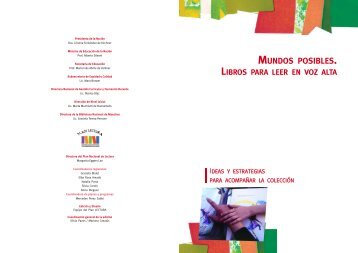 MUNDOS POSIBLES. - Plan Nacional de Lectura - Educ.ar