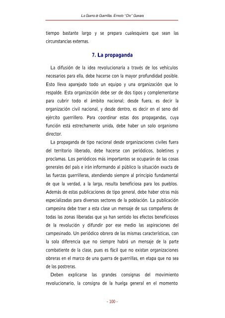 La guerra de guerrillas - Tusbuenoslibros.com