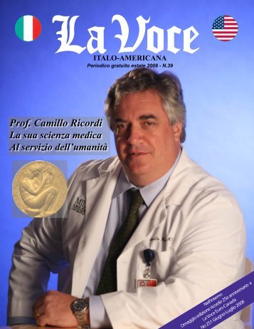 Prof. Camillo Ricordi - La Voce