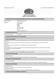 SAFETY DATA SHEET ARDEX FINE AGGREGATE - ARDEX UK Ltd.