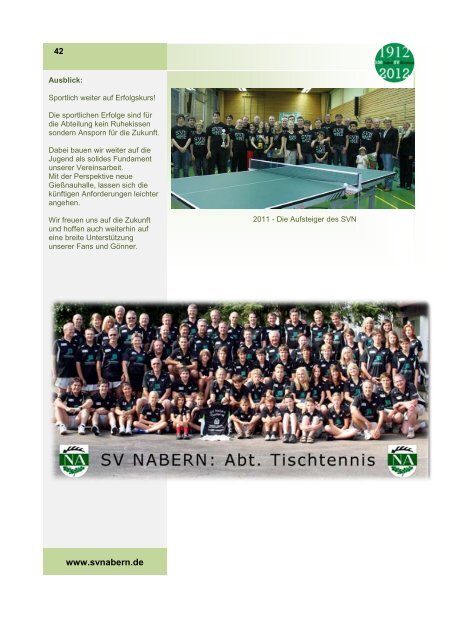 Sportverein Nabern - SV Nabern