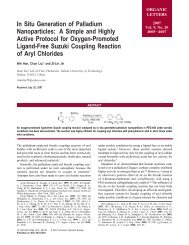 In Situ Generation of Palladium Nanoparticles: A Simple and Highly ...