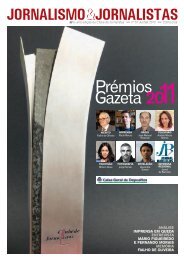 Prémios Gazeta 2011 - Clube de Jornalistas