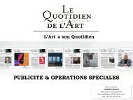 Annonceurs - Le Quotidien de l'Art