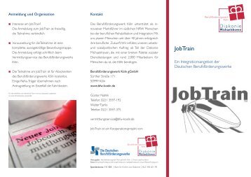 JobTrain - Diakonie Michaelshoven