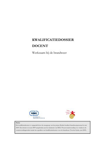 Docent Kwalificatiedossier.pdf - BrandweerKennisNet