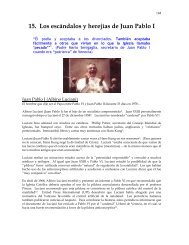 15. Los escÃ¡ndalos y herejÃ­as de Juan Pablo I - Vaticanocatolico.com