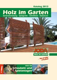 Holz im Garten - Joda