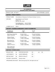 MSDS - The Andersons