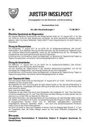 JUISTER INSELPOST - Inselgemeinde Juist