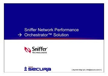 Sniffer Network Performance Orchestrator Solution, TEPUM Secura