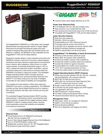 Datasheet - RuggedCom