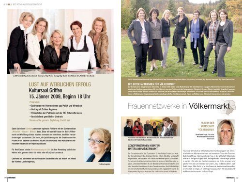 Lust auf weiblichen Erfolg! - Business frauen Center KÃ¤rnten