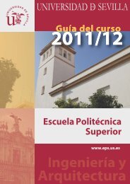 Escuela Politécnica Superior.. - Universidad de Sevilla