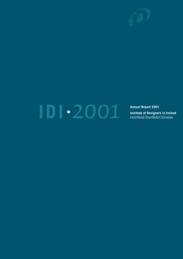 Annual Report 2001 - Institute of Designers in Ireland