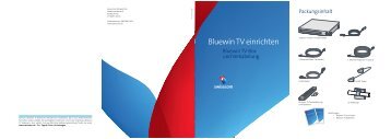 Bluewin TV einrichten - Swisscom