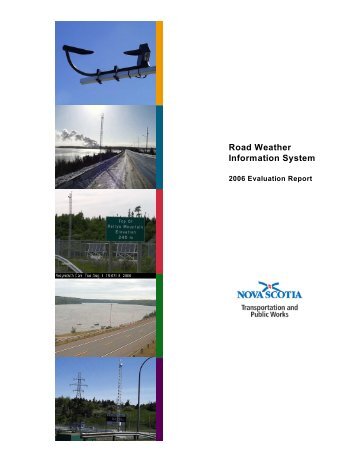 Road Weather Information System - Government of Nova Scotia