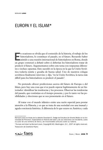 Europa y el islam.pdf - FAES