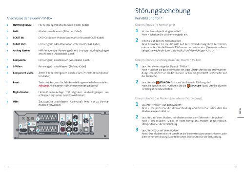 Bluewin TV einrichten - Swisscom