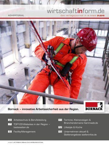 Arbeitsschutz & Berufskleidung | wirtschaftinform.de 01.2015