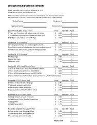printable PDF form to fill out by hand - Lincoln Prairie School