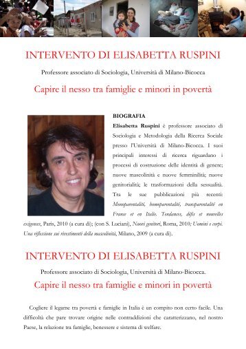 intervento di elisabetta ruspini intervento di ... - lostatoperfetto.it