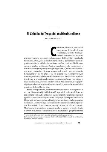 El Caballo de Troya del multiculturalismo - FAES