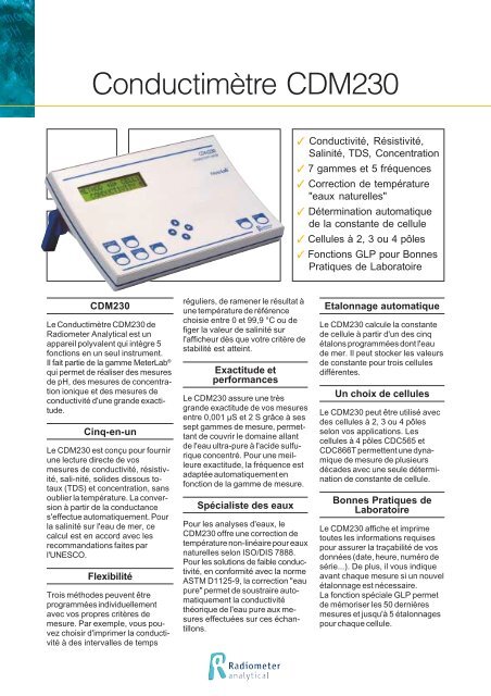 CDM 230 - Radiometer Analytical