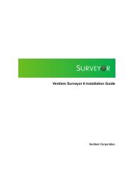 Verdiem Surveyor 6 Installation Guide