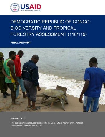 democratic republic of congo: biodiversity and tropical forestry ...