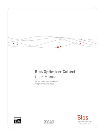 Bios Optimizer Collect User Manual - Mesa Labs