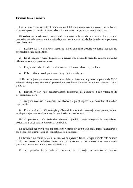 Dieta, ejercicio y salud Ejercicio fÃ­sico y corazÃ³n - RAM ==> Red ...