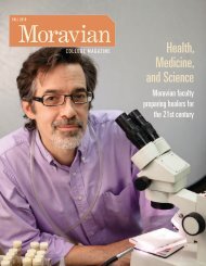 Health, Medicine, and Science - Moravian College