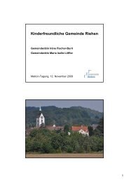 Kinderfreundliche Gemeinde Riehen - Handout - Metron