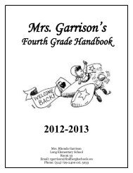2012-13 Class Handbook - Lindbergh School District
