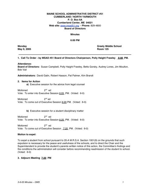 Minutes Of The Last Meeting In Pdf Format
