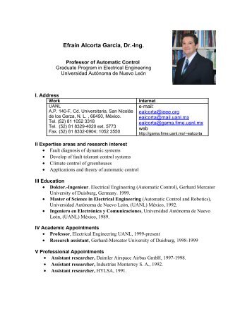 EfraÃ­n Alcorta GarcÃ­a, Dr - IMS