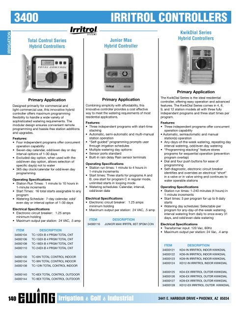 Full Printed Catalog (PDF) - Ewing Irrigation