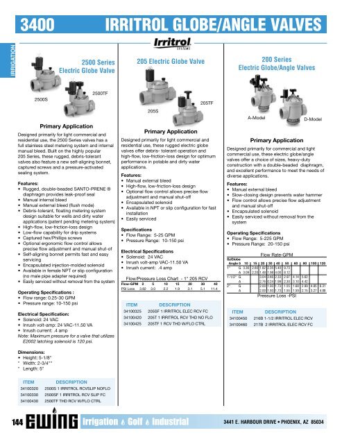 Full Printed Catalog (PDF) - Ewing Irrigation