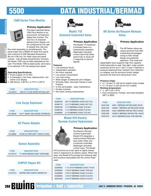 Full Printed Catalog (PDF) - Ewing Irrigation