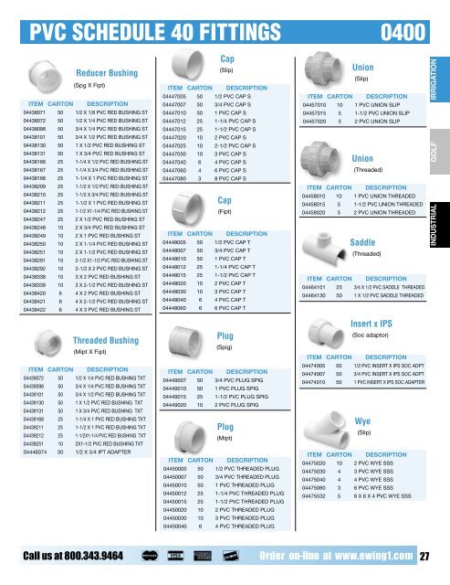 Full Printed Catalog (PDF) - Ewing Irrigation