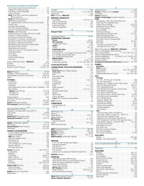 Full Printed Catalog (PDF) - Ewing Irrigation