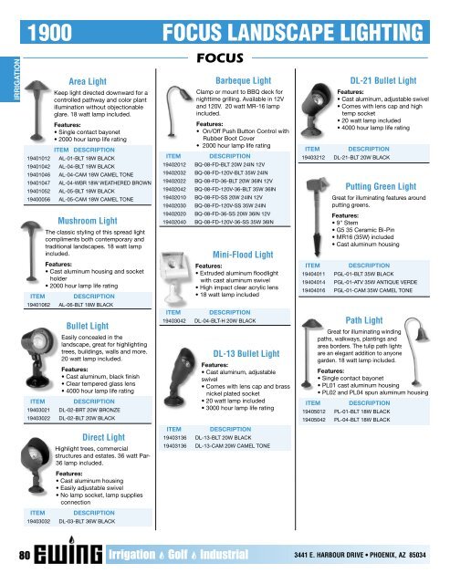 Full Printed Catalog (PDF) - Ewing Irrigation