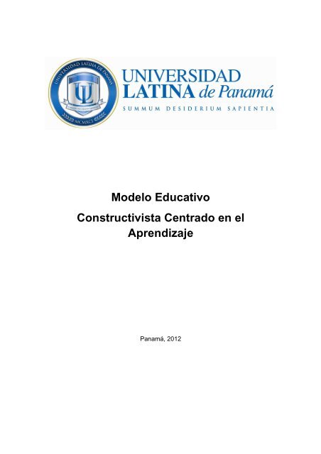 Modelo Educativo - Universidad Latina de PanamÃ¡