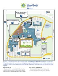 Campus Map - Missouri Baptist Medical Center